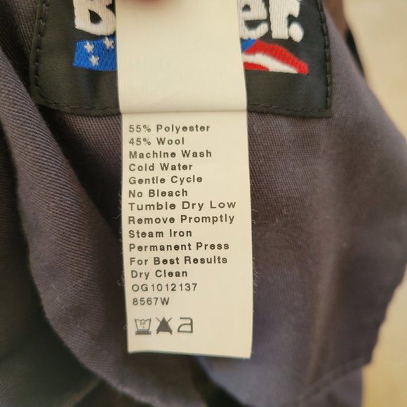 NWOT Blauer 6 pocket wool pants 8567WT BROWN size 4 REG police tactical - Picture 5 of 6